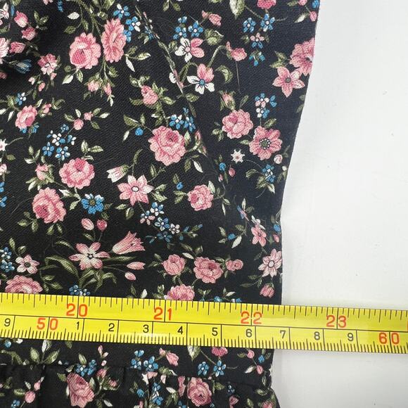 Selkie The Garden Song Bunny Romper Black Printed Floral - Picture 7 of 13